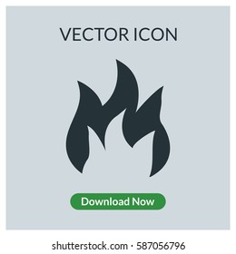 Fire vector icon