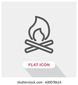 Fire vector icon