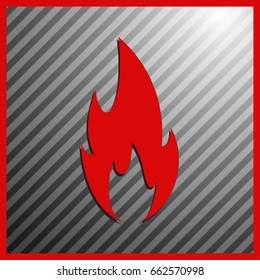 Fire vector Icon.