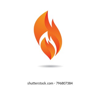 Fire vector icon