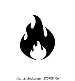 Fire Vector Icon. Fire Flame Symbol