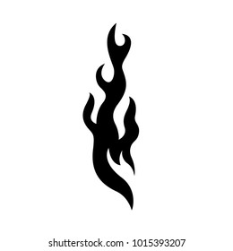 Fire Flame Logo Design Vector Stock Vector (Royalty Free) 1050781535 ...