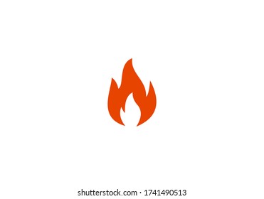 fire vector icon logo ilustration