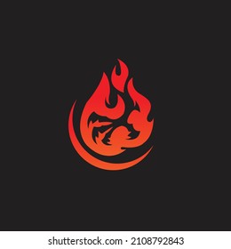 fire vector illustration design is suitable for fire design flat vector illustration
