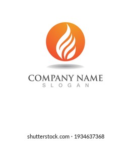 Fire vector illustration design template