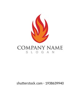 Fire vector illustration design template