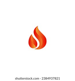 ilustración del vector de fuego para icono, símbolo o logotipo. logotipo de plantilla de incendios