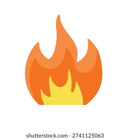 Fire vector illustration, fire icon vector symbol, fire clip art, clip art fire flames, burning symbol vector image. Heat, temperature, flame icon