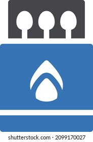 ilustración del vector de fuego aislada en un fondo transparente. iconos vectoriales de glifo para el concepto o gráficos web.