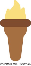 ilustración del vector de incendio en un fondo transparente. Símbolos de calidad superior. Iconos vectoriales de color de línea para el concepto y el diseño gráfico.