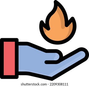 fire Vector illustration on a transparent background. Premium quality symbols. Stroke vector icon for concept and graphic design.