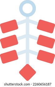 ilustración del vector de incendio en un fondo transparente. Símbolos de calidad superior. Iconos vectoriales de color de línea para el concepto y el diseño gráfico.