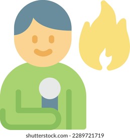 fire Vector illustration on a transparent background. Premium quality symmbols. Line Color vector icons for concept and graphic design. 
