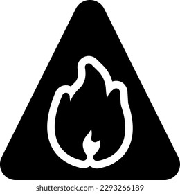 fire Vector illustration on a transparent background. Premium quality symmbols. Glyphs vector icons for concept and graphic design.