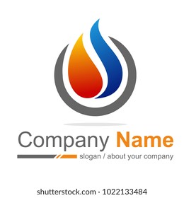 fire vector logo