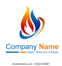 fire vector logo