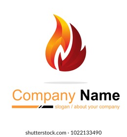 fire vector logo