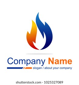fire vector logo