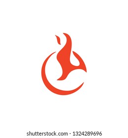 fire vector logo