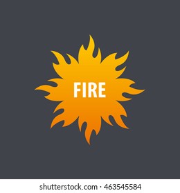 fire vector logo