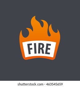 fire vector logo