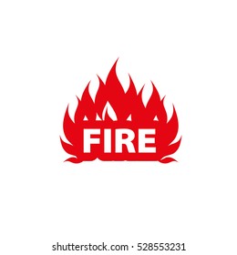 fire vector logo