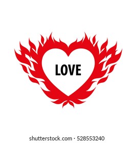 fire vector logo