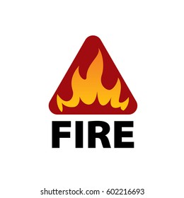 fire vector logo