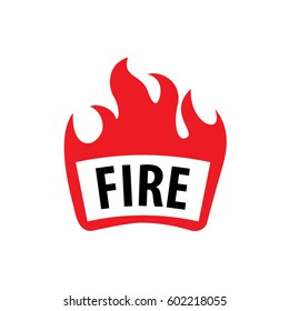 fire vector logo