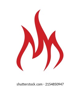 Fire Vector Logo Design Template
