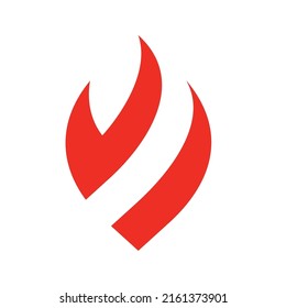 Fire Vector Logo Design Template Stock Vector (Royalty Free) 2161373901 ...