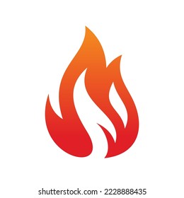 Fire Vector Logo Design Template