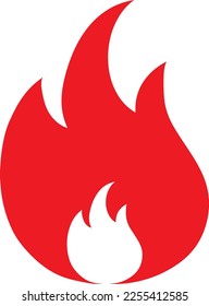 Vector de fuego de la nueva ilustración