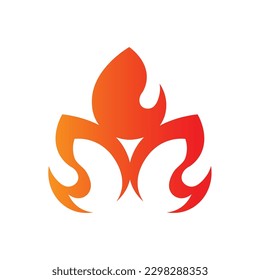 Fire vector that looks elegant and dashing