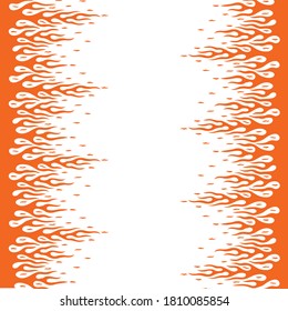 fire vector.Vector texture.Abstract background.fire sticker