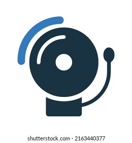 Fuego, advertencia, alerta, icono de alarma. Diseño vectorial simple editable aislado en un fondo blanco.