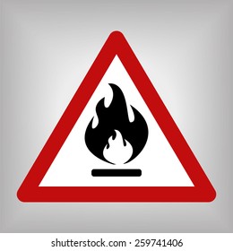 Fire Warning Sign