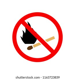 Fire warning sign Vector Image