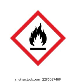 Señales de advertencia de incendios. Peligro para los vectores de señales de incendio