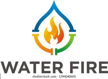 fire water energy power hot