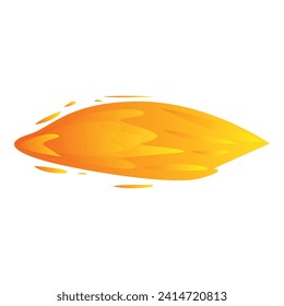 Vector de dibujos animados de iconos de ondas de fuego. Vigas de ficción. Cosmos de juegos