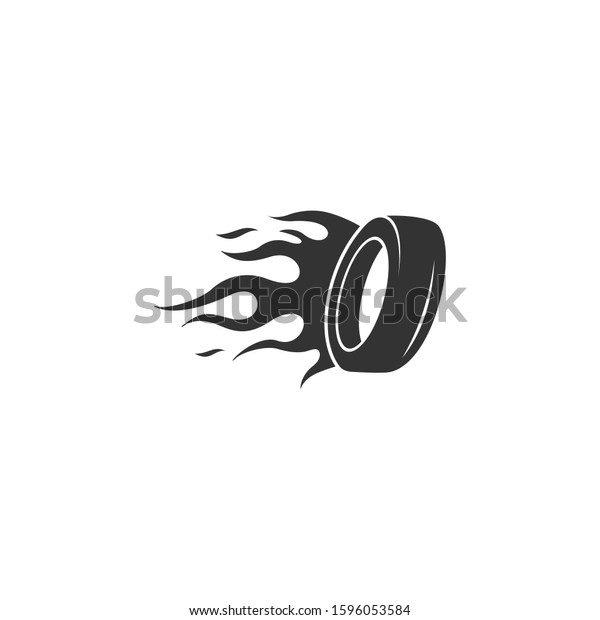 fire\
wheel logo, Fast speed logo vector design\
template