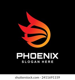 FIRE WINGS LOGO DESIGN TEMPLATE