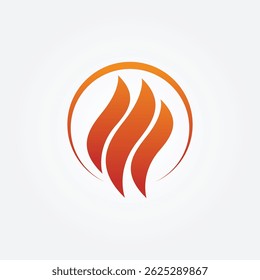 Fire wings logo icon design illustration 2