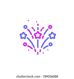 fire work icon modern