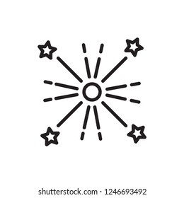 fire work icon vector design