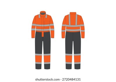 Feuerwehranzug und Kapuzen Tech Pack Skizzen