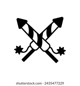 Fire Works Diet  icon in vector. Logotype
