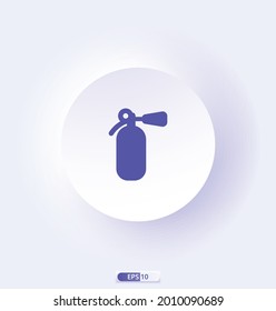 fire_extinguisher icon. Communication, Navigation, Sign and Symbol icon. Contains such Icons as Map with a Pin, Route map, Navigator, Direction and more. Vector illustration.