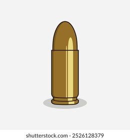 Firearm bullet vector image illustration